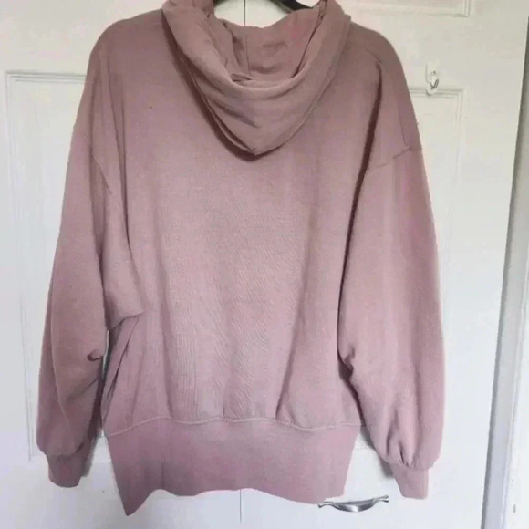 Cabin Fever Dusty Rose Oversized Kangaroo Pocket Style Hoodie Size S/M - Picture 10 of 11